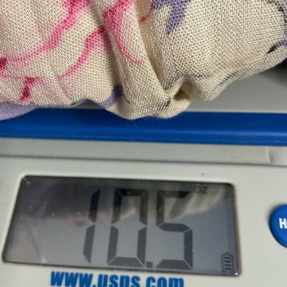 Torrid Plus Size Blouse 2X  Rayon Slub Button Front Top Purple Floral Bloomcore - Picture 12 of 12